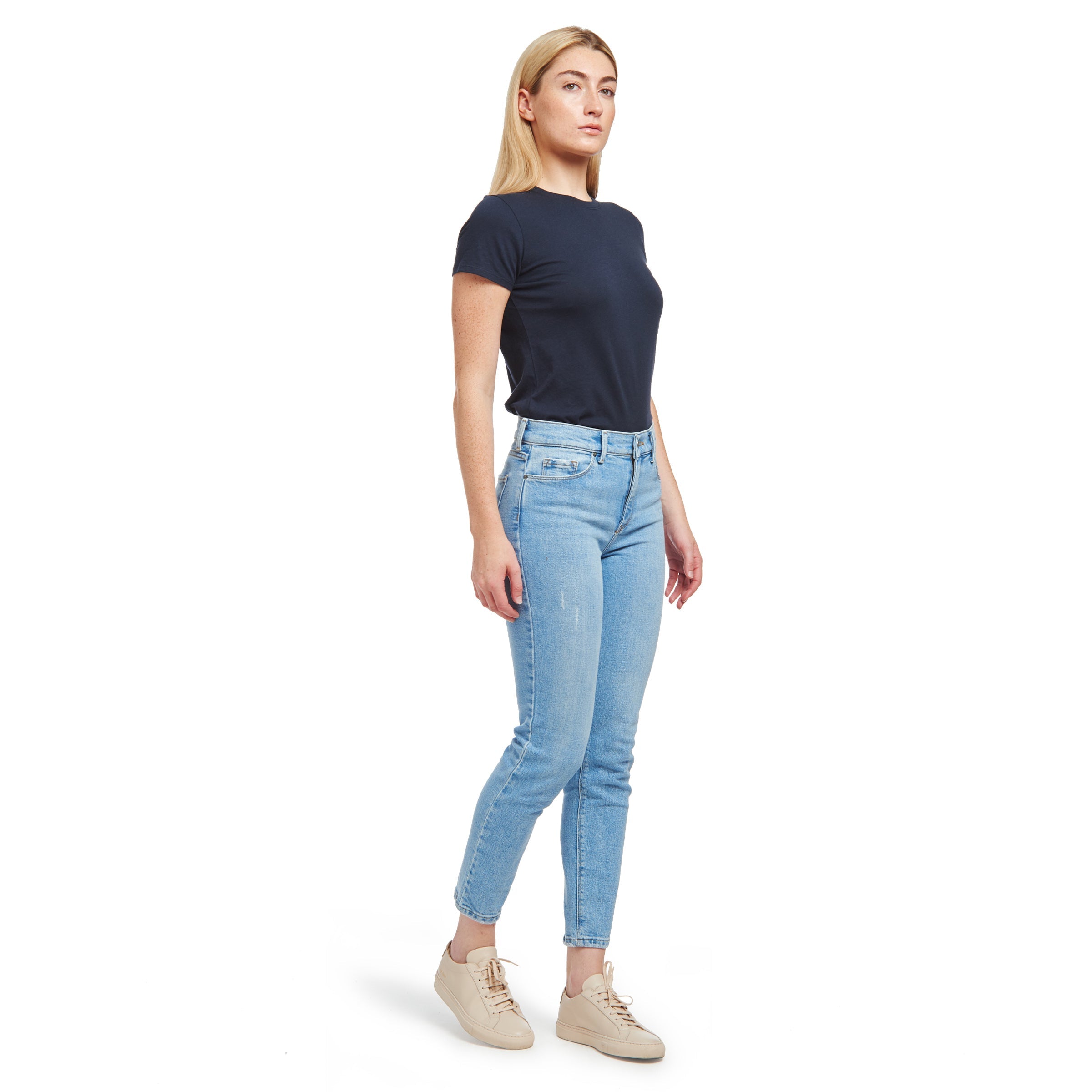 High Rise Mom Hubert Jeans