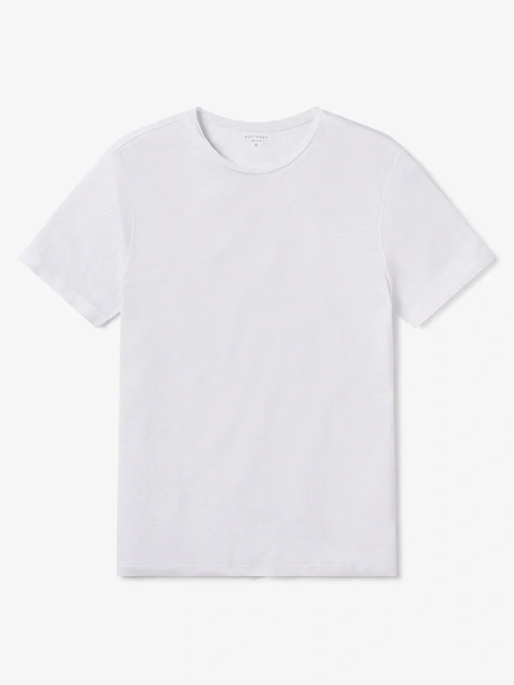 Linen Blend Crew Tee