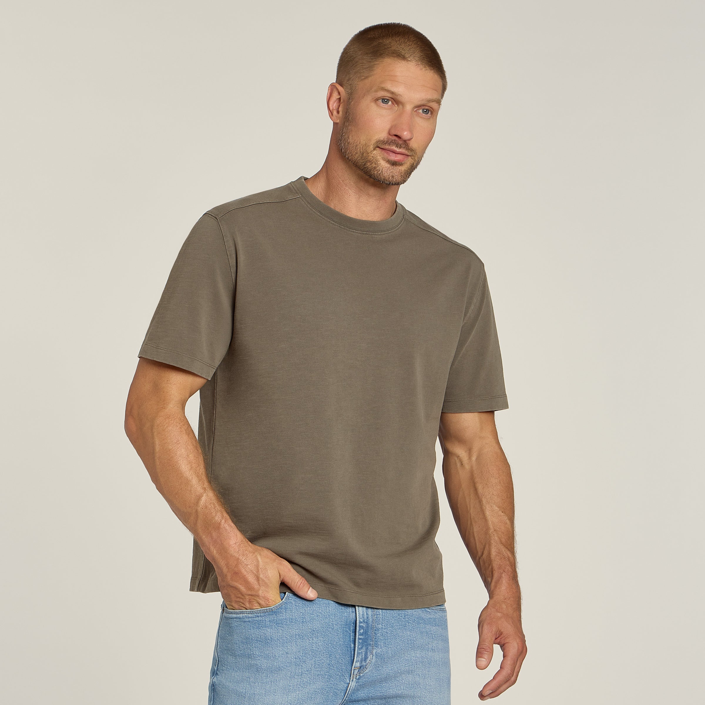 Cotton Jersey Oversized Tee