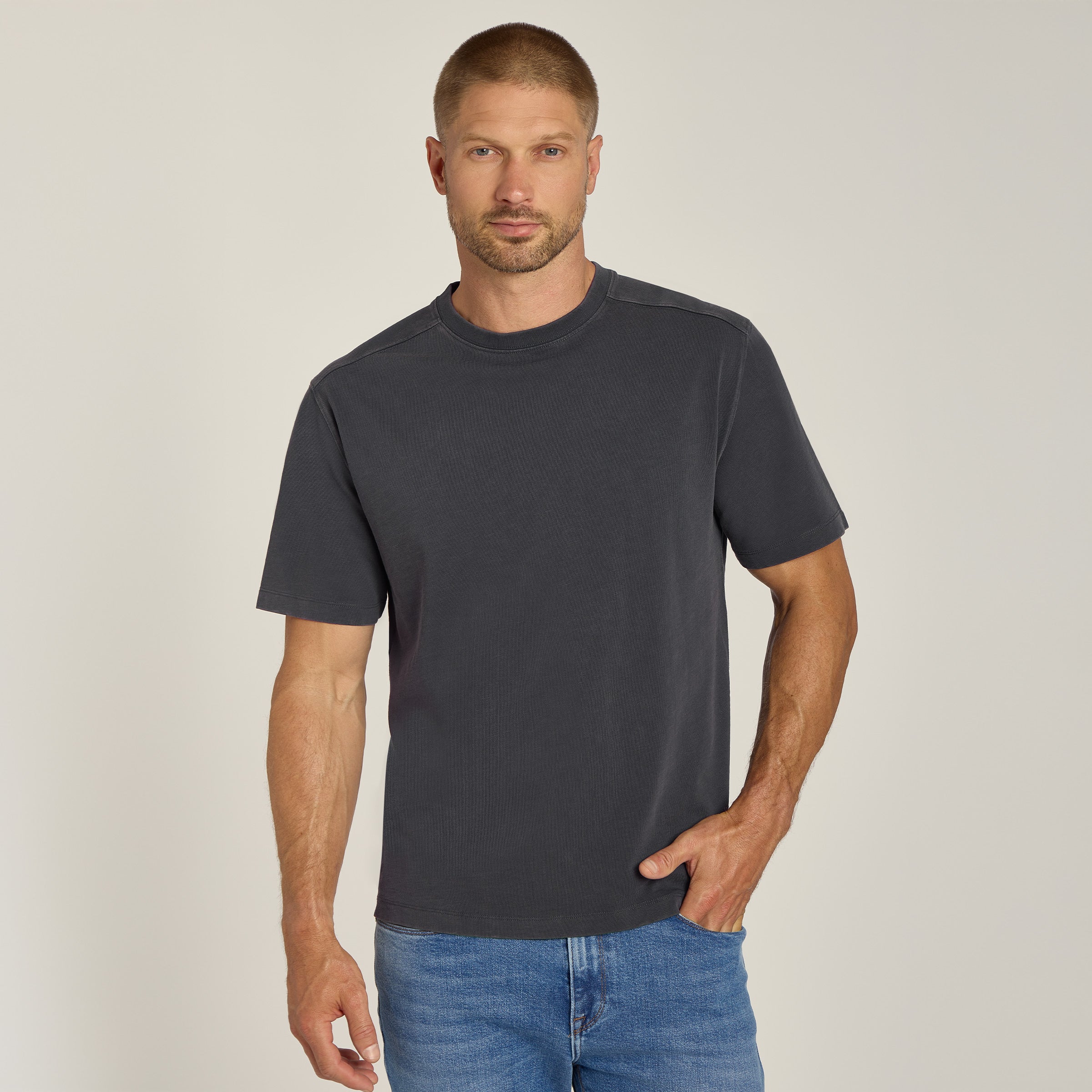 Cotton Jersey Oversized Tee