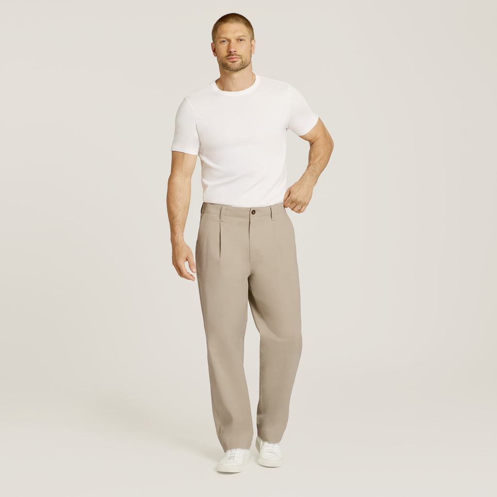 Wide Leg Chino Pants