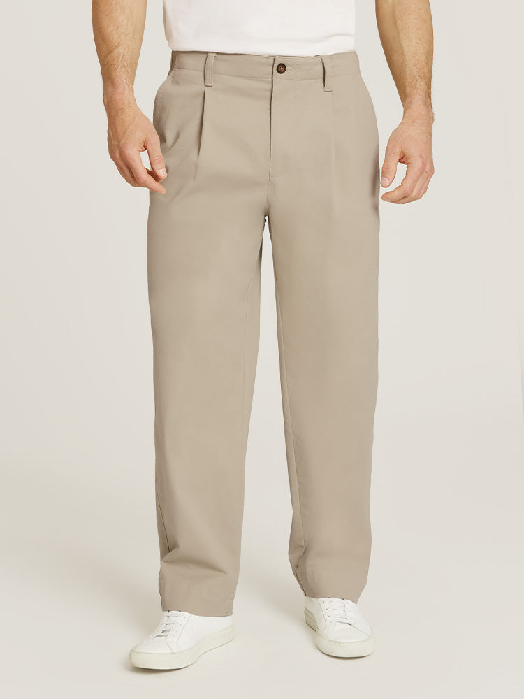 Wide Leg Chino Pants