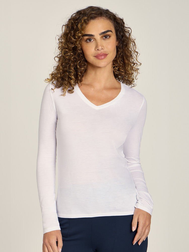 Long Sleeve V-Neck Tee Marcy