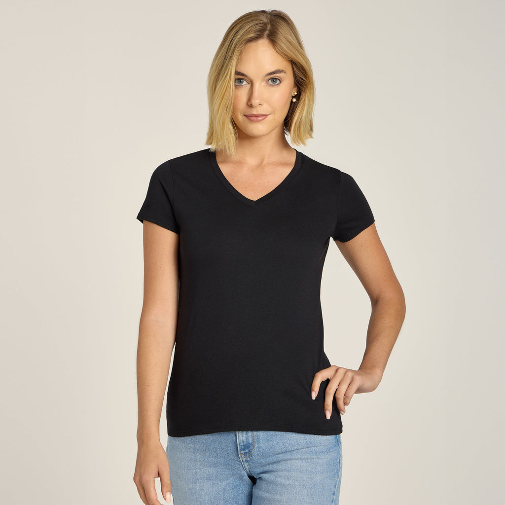 Fitted V-Neck Marcy Tee