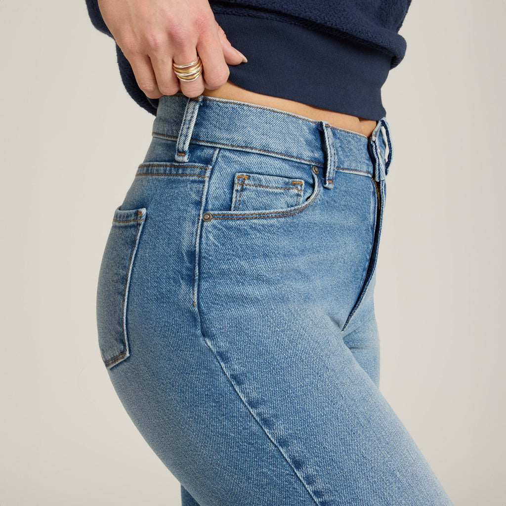 High Rise Cropped Straight Leg Gilmore