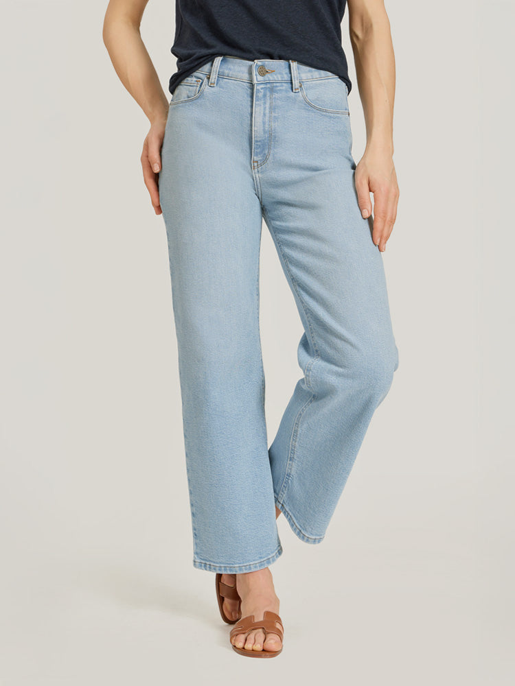 High Rise Cropped Straight Leg Hubert