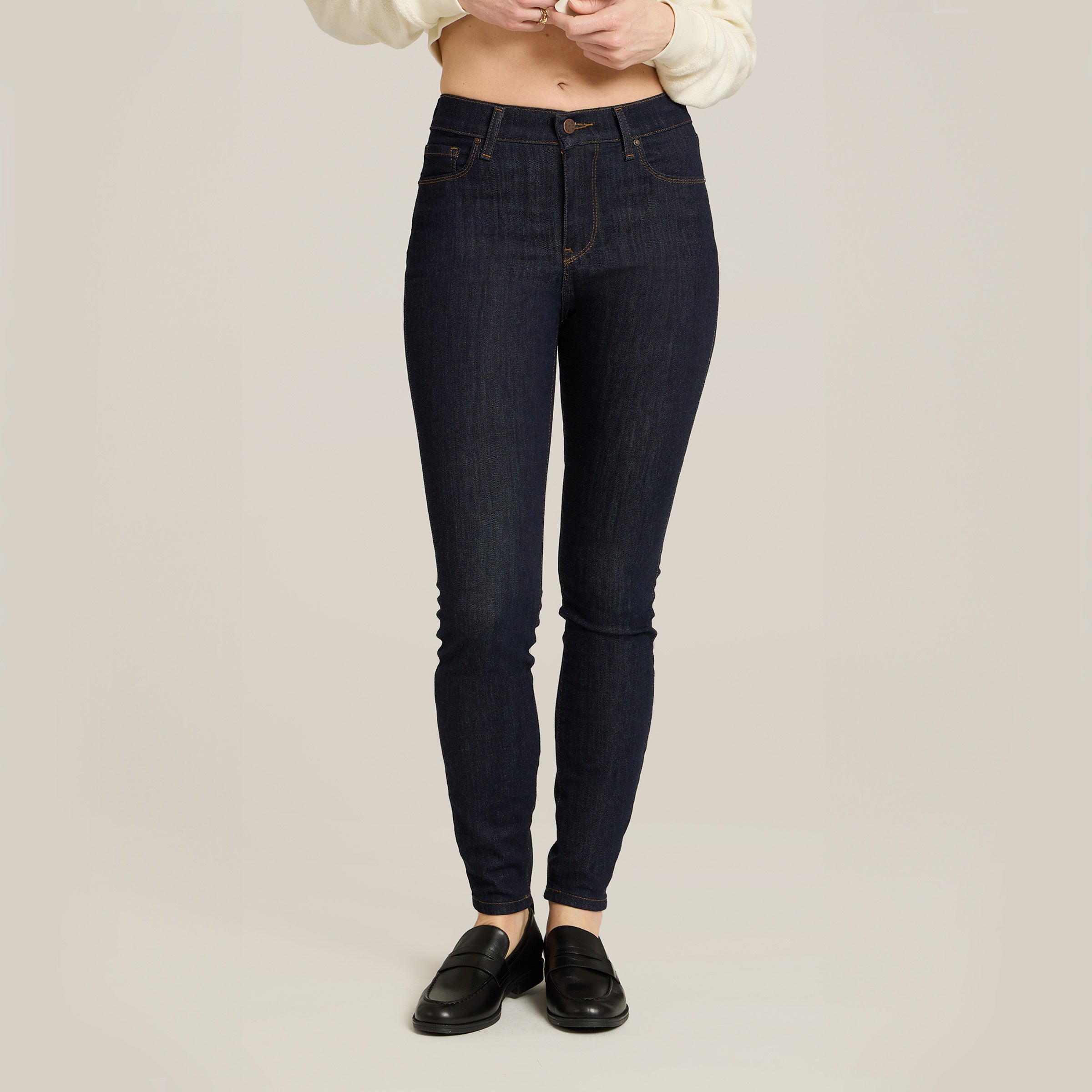 High Rise Skinny Logan Jeans