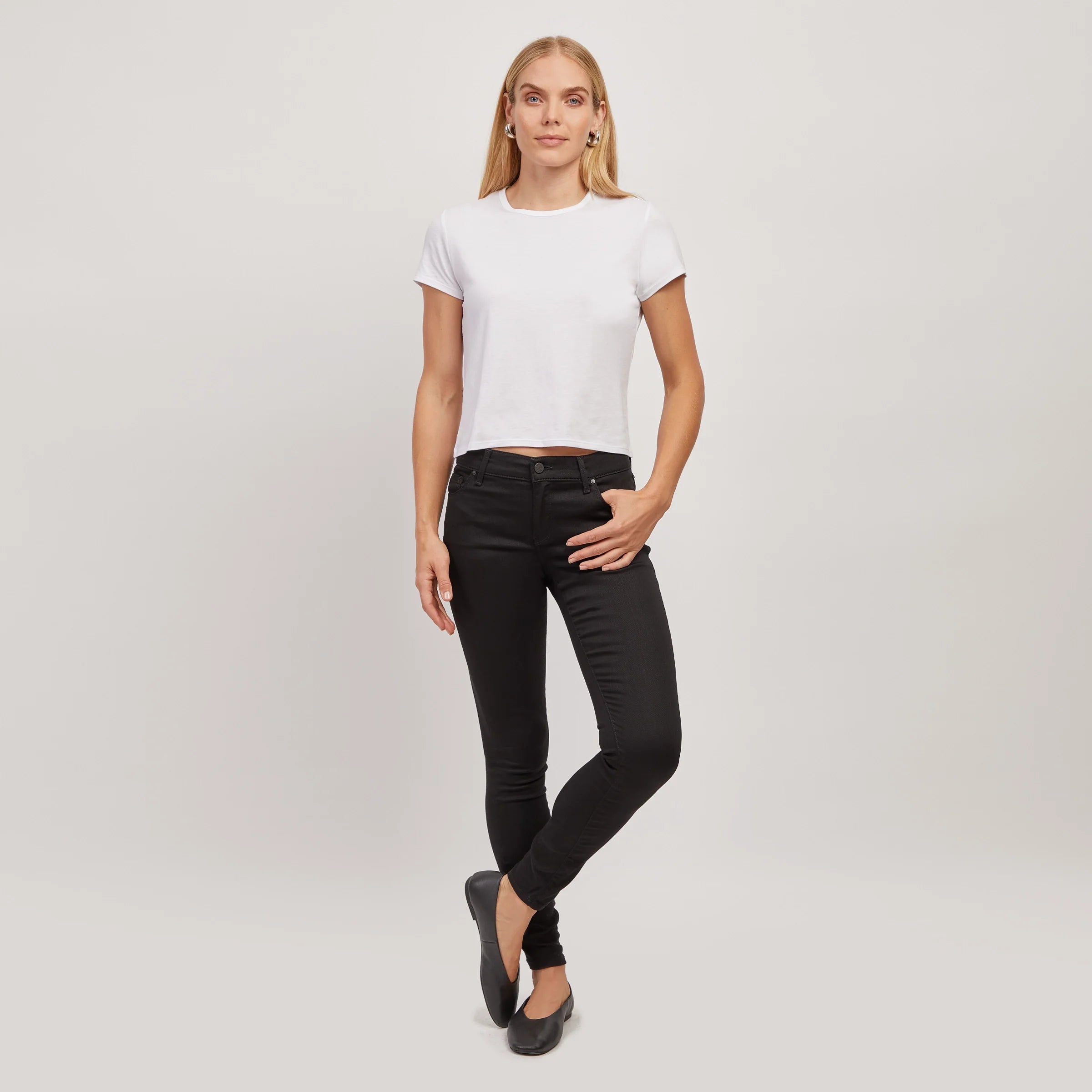 High Rise Skinny Bond Jeans