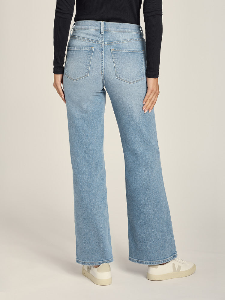 High Rise Wide Leg Hubert
