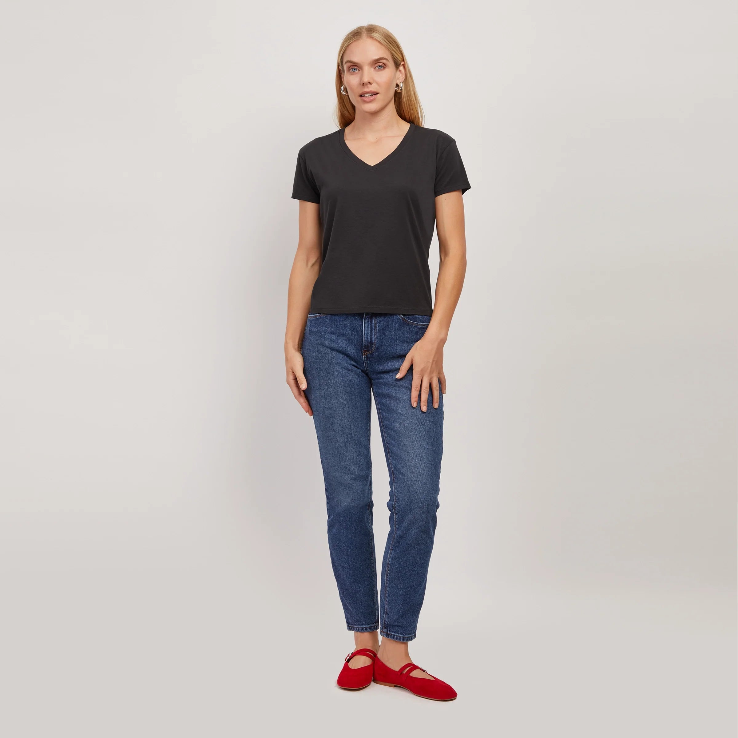 High Rise Mom Oliver Jeans