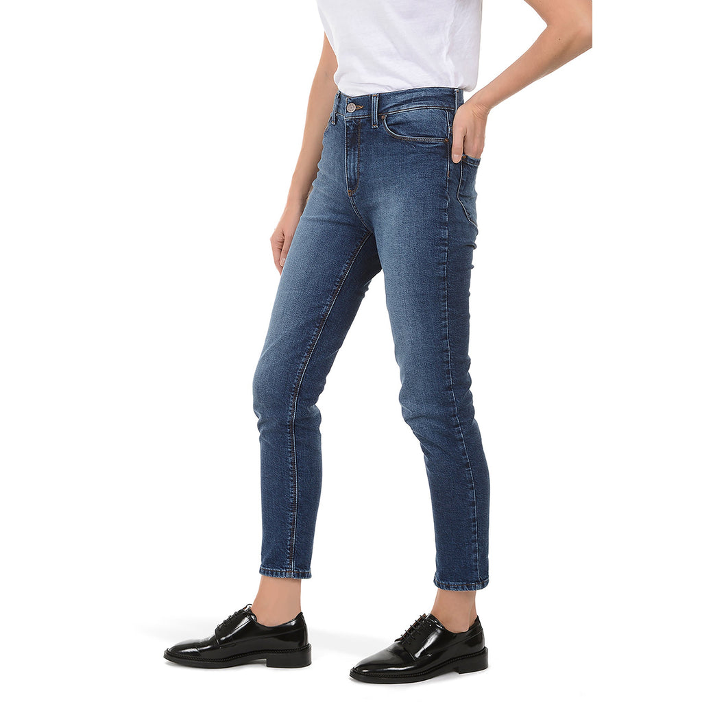 High Rise Mom Ridge Jeans