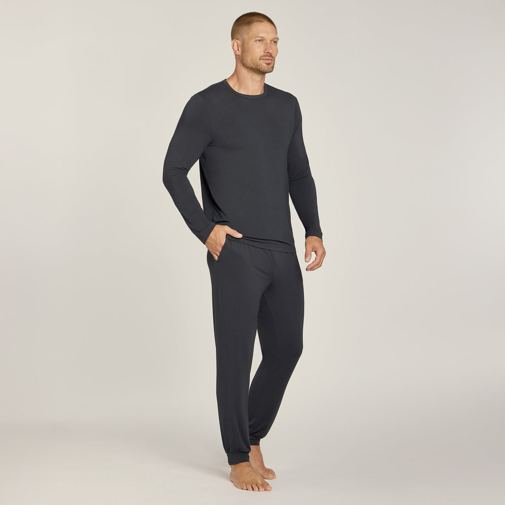 Pajama Long Sleeve Crew Neck