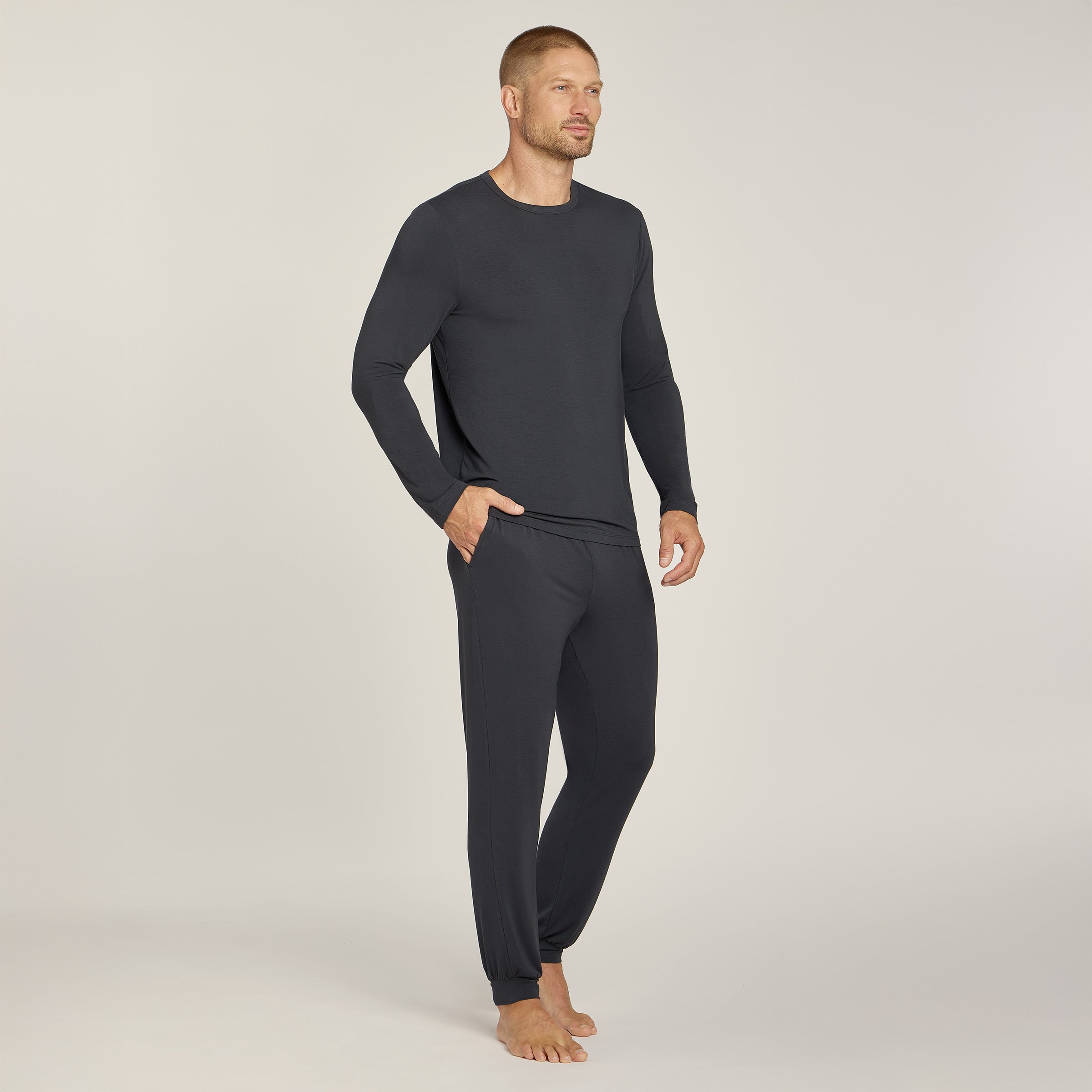 Pajama Long Sleeve Crew Neck