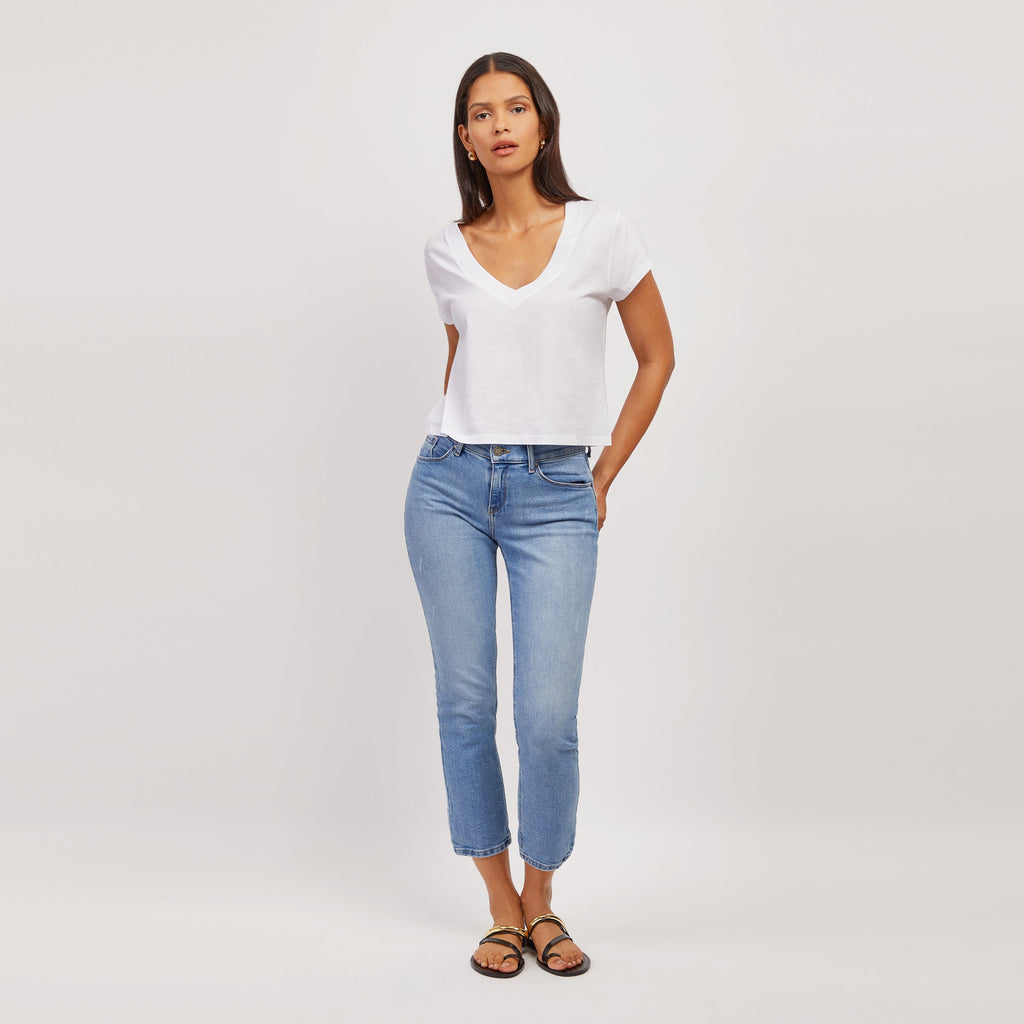 Mid Rise Slim Straight Hubert Jeans