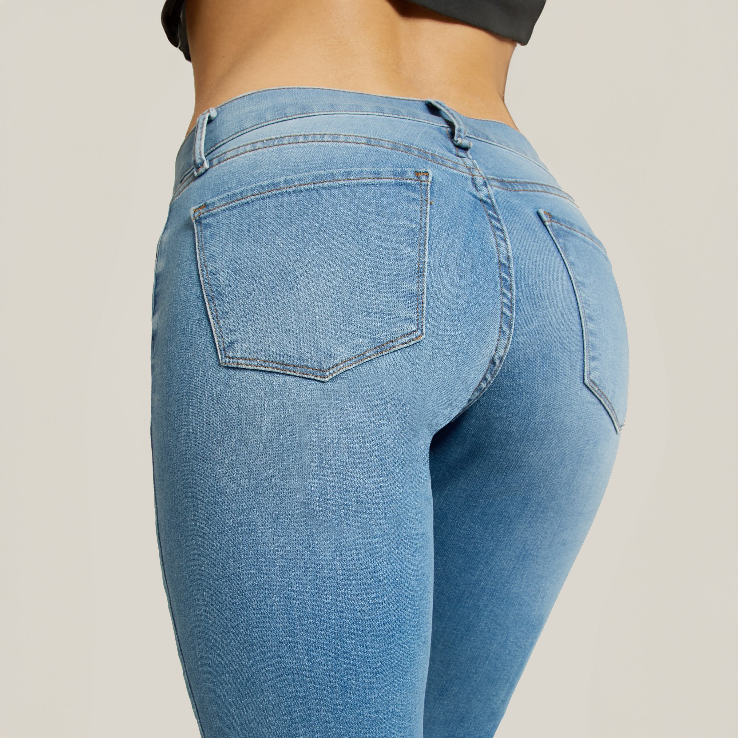 Mid Rise Slim Straight Logan Jeans
